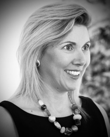 Professional monochrome headshot of a female solicitor working at Harbour.